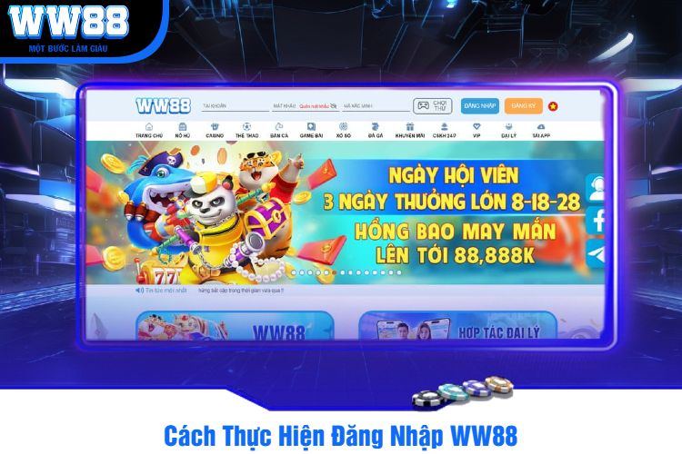 Cách Thực Hiện Đăng Nhập WW88