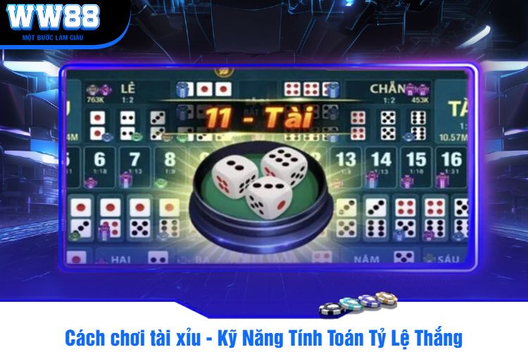 Cách chơi tài xỉu - Kỹ Năng Tính Toán Tỷ Lệ Thắng