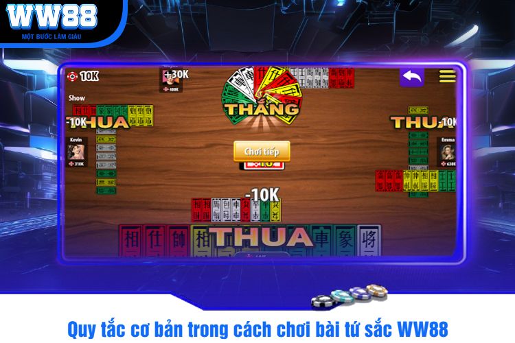 Quy tắc cơ bản trong cách chơi bài tứ sắc WW88